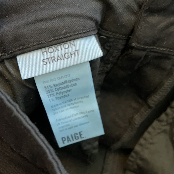 PAIGE Hoxton High Waist Straight Leg Jeans - Picture 6 of 6